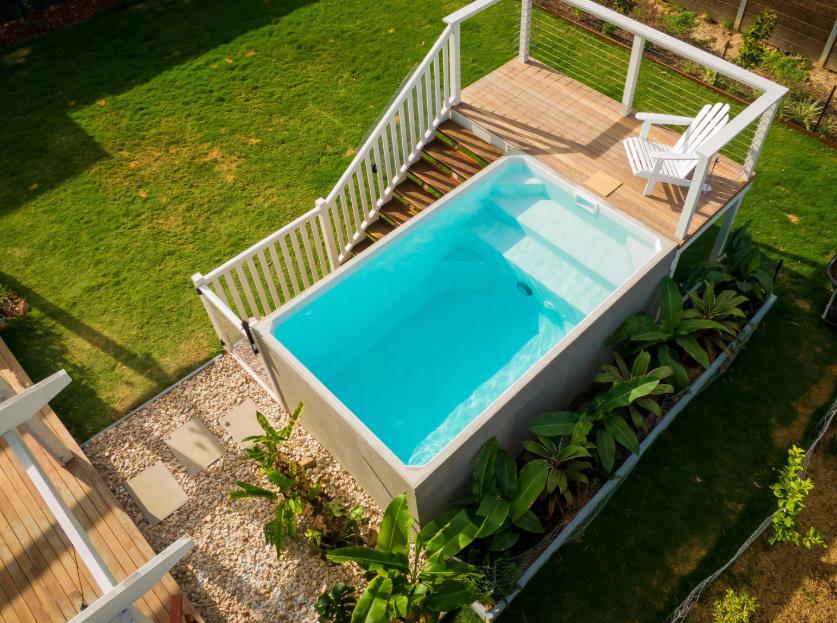 concrete plunge pool in Brisbane